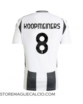 Juventus Teun Koopmeiners #8 Maglia Gara Casa Repliche 2024-25